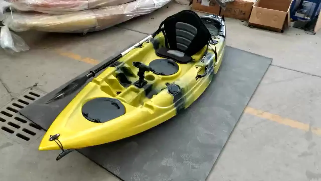 no inflatable single sit on top thermoforming fishing kayak wholesale with deluxe seat