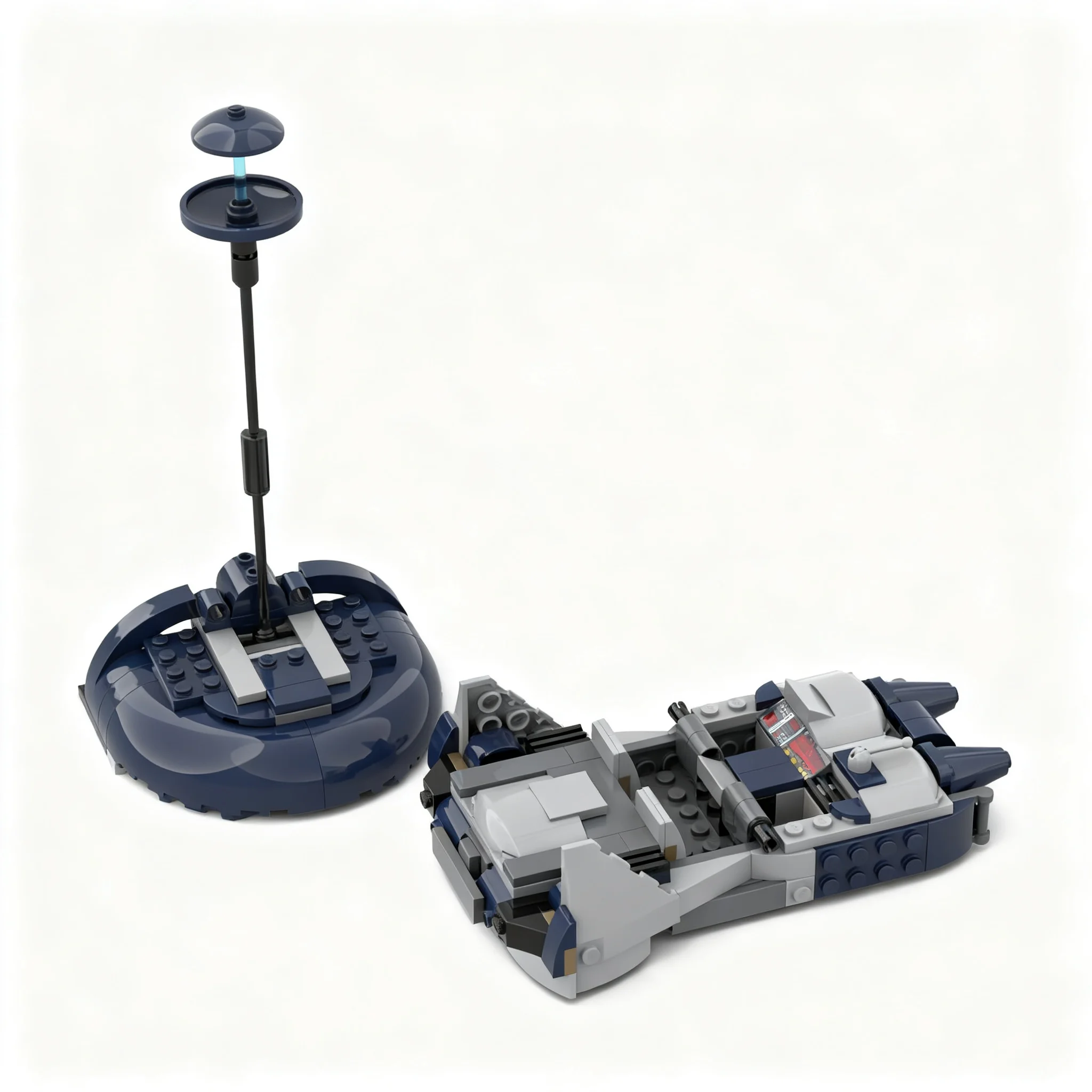 197pcs MOC Star Battle Separatist Speeder Model Christmas Gift Collectible Home Decor And Creative Set Art Craft