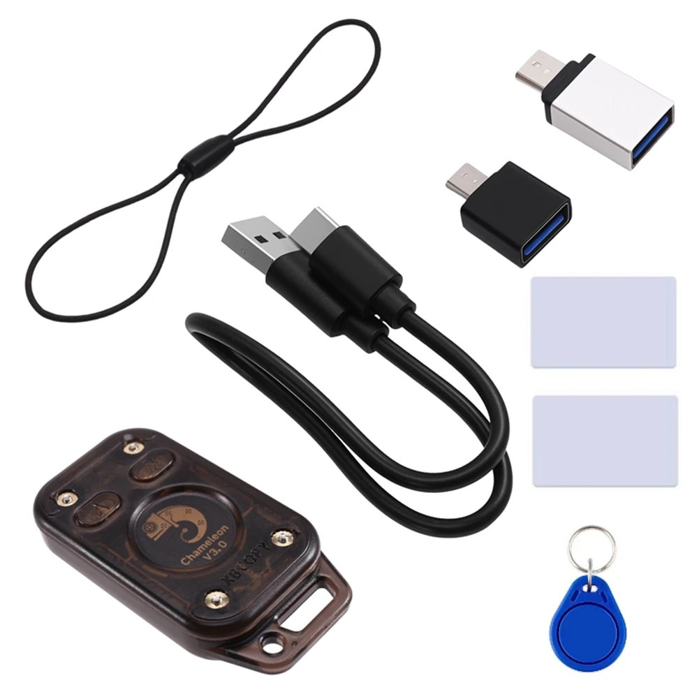 a20z-カメレオン-v30-rfid-スマートチップリーダー-1xuid-キーチェーン-1xuid-カード-1xcuid-カード-スマートカードエミュレーター-1356mhz-125khz