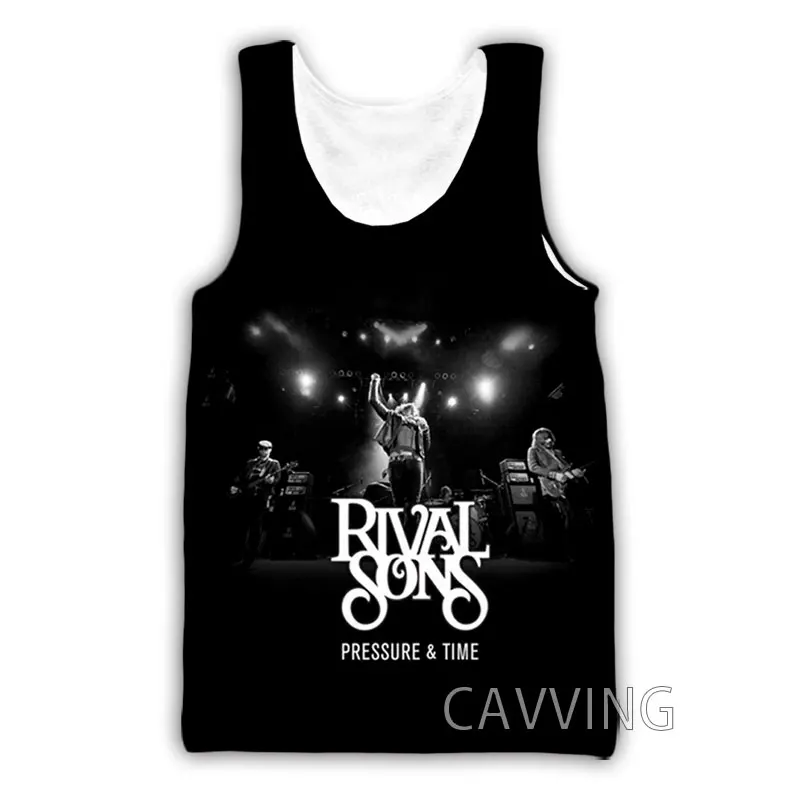 New Fashion Women/Men's 3D Print  Rival Sons Rock  Tank Tops Harajuku  Vest  Summer Undershirt Shirts Streetwear