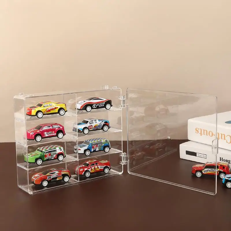 1Pcs Car Model Dust-Proof Display Stand Transparent Toy Car Placement Box Compact Car Model Storage Display Box【Homeclub】