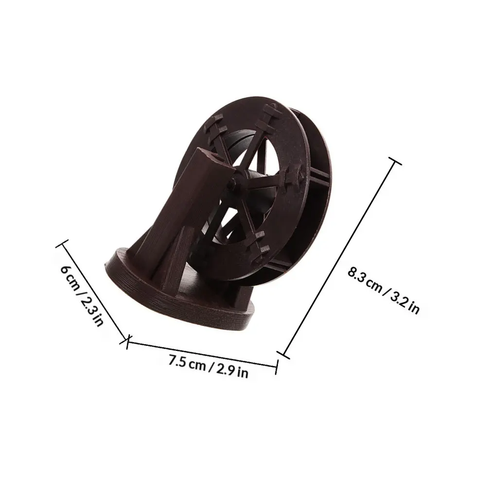 Plastic Water Wheel Stand DIY Miniature Waterwheel Aquarium Fish Tank Landscaping Water Feature Simulation Waterwheel