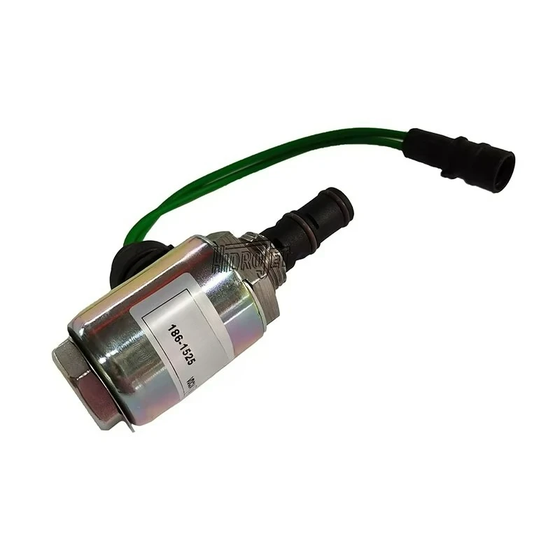 High Quality 186-1525 Solenoid Valve 24V Excavator Parts for Caterpillar 120H 135H 140H Solenoid Valve