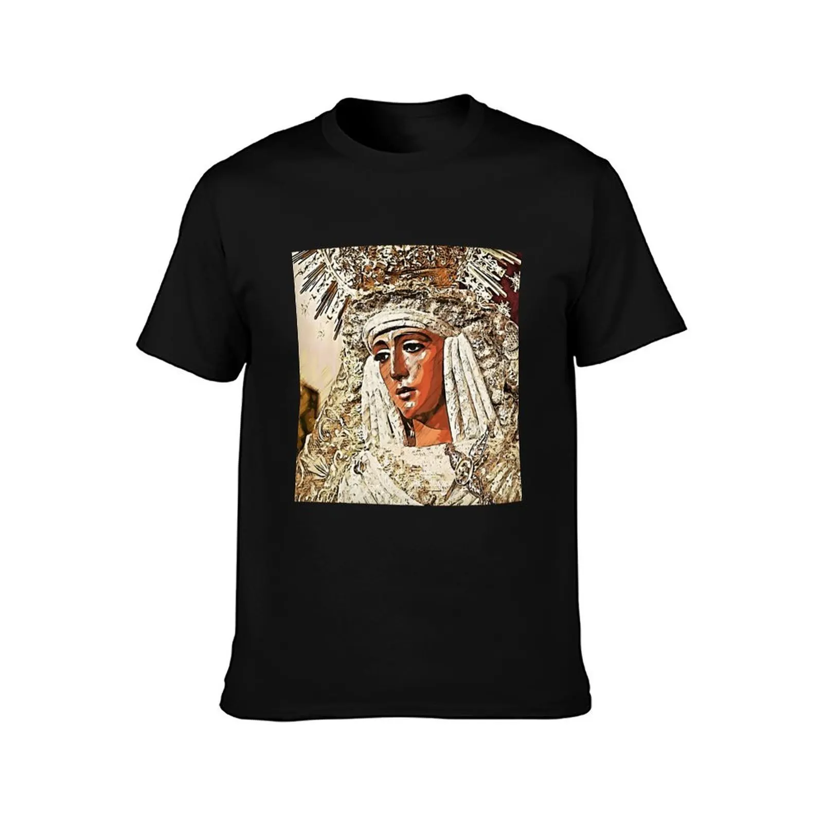 Seville, Esperanza de Triana T-Shirt Active Sports Short Sleeve Cotton Shirt - view 2