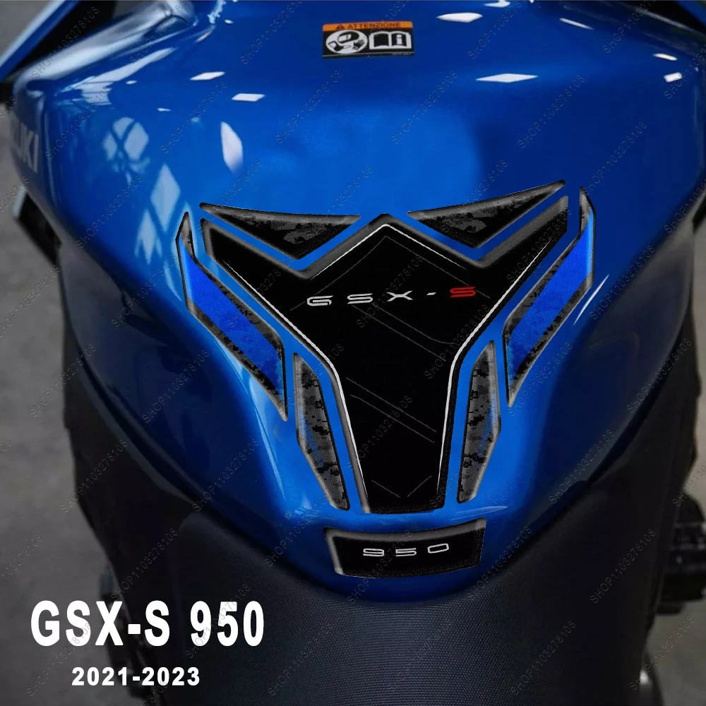 

For Suzuki GSX-S 950 2021-2023 2022 Limited Edition New 3D Epoxy Resin sticker kit Motorcycle fuel Tank Pad Protection Sticker