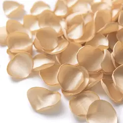 100pcs/bag Gold Silk Satin Rose Petals Artifical Flowers Table Party Decoration Wedding Accessories