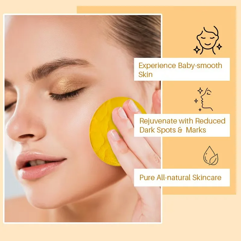 Turmeric Cleanser & Soap Sets Deeply Cleansing Kojic Acid Blackhead Remover Skin Cleansing Oil Control Fade Acne Marks Brighten