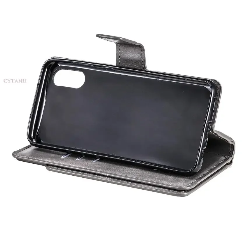 Leder Neun Karten Brieftasche Fall Für Samsung Galaxy S24 Ultra S23 FE S22 S20 S21 Plus S10 S9 S8 Plus Hinweis 20 Telefon Abdeckung – Detail 7