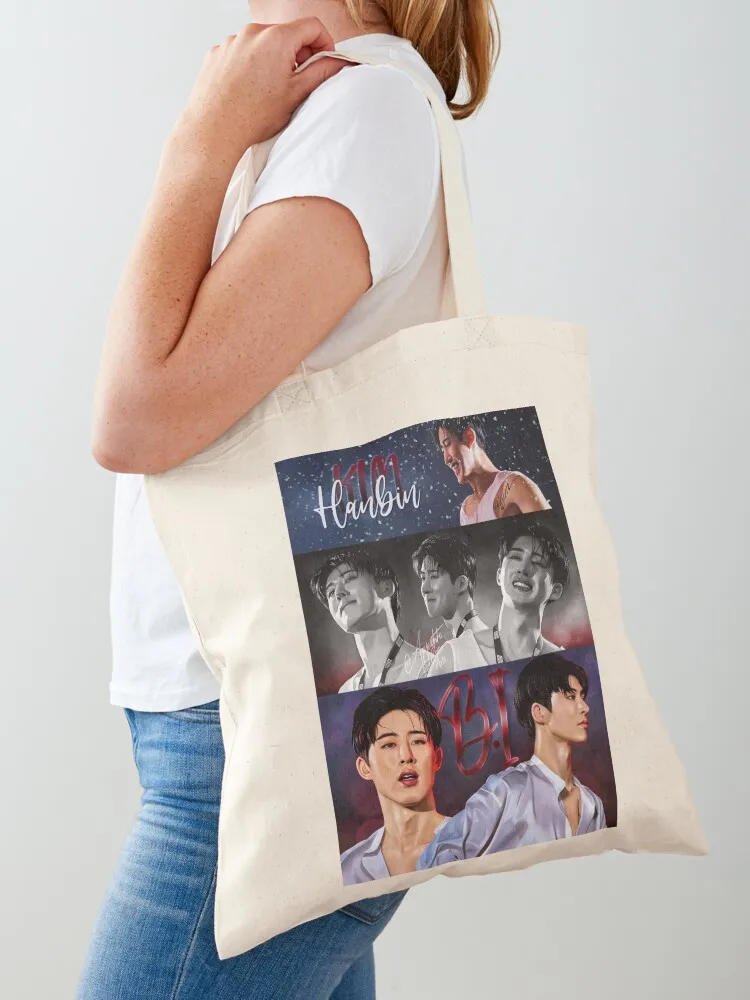 Kim Hanbin / B.I. Tote Bag bag luxury women canvas tote bags shopper bag women canvas