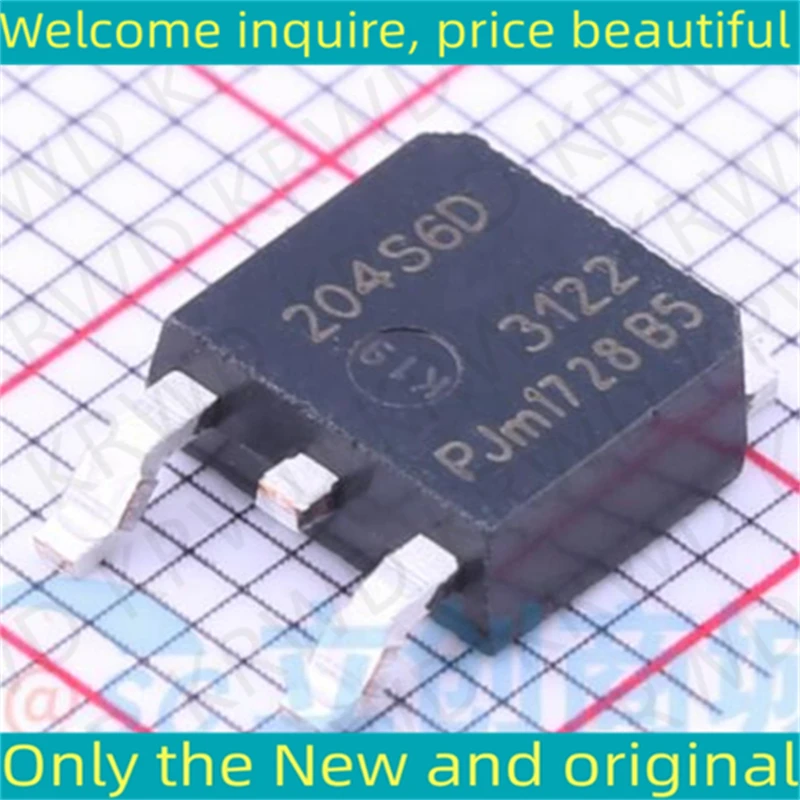 10PCS 204S6D New and Original Chip IC BTA204S-600D BTA204S-600 TO252