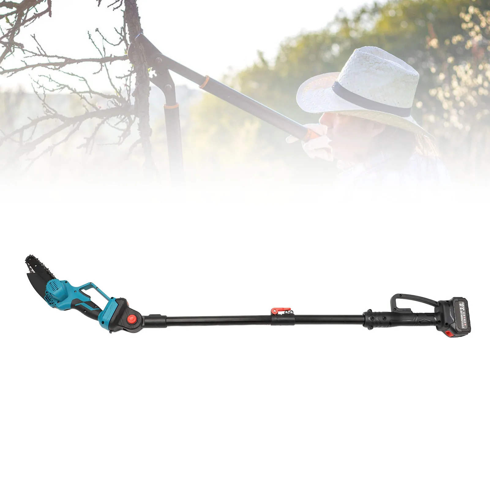

Telescopic Cordless Chain Saw Mini Lithium Electric Logging Pruning Home Rechargeable Woodworking Small Chain Saw 6in