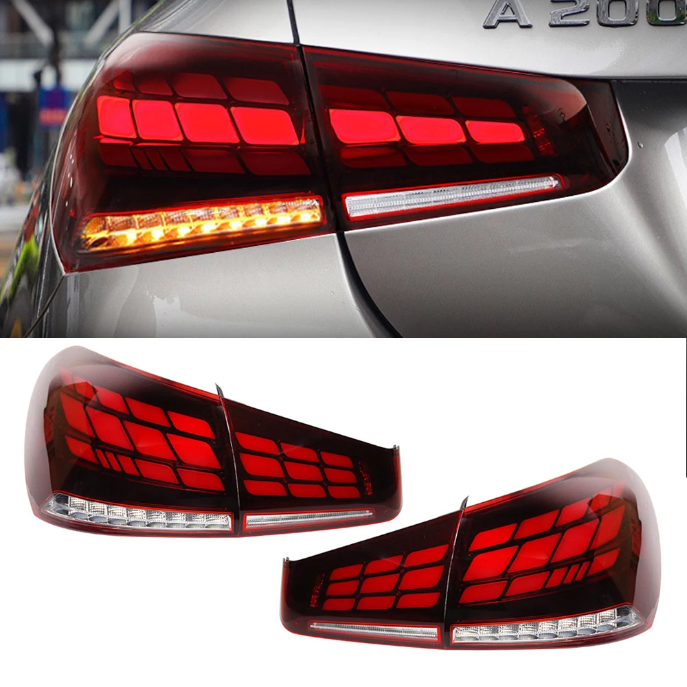 

Car Accessories Rear for BENZ W177 A180 A200 Tail Light LED 2019-2022 Full LED A Class Taillights With Dynamic Turning