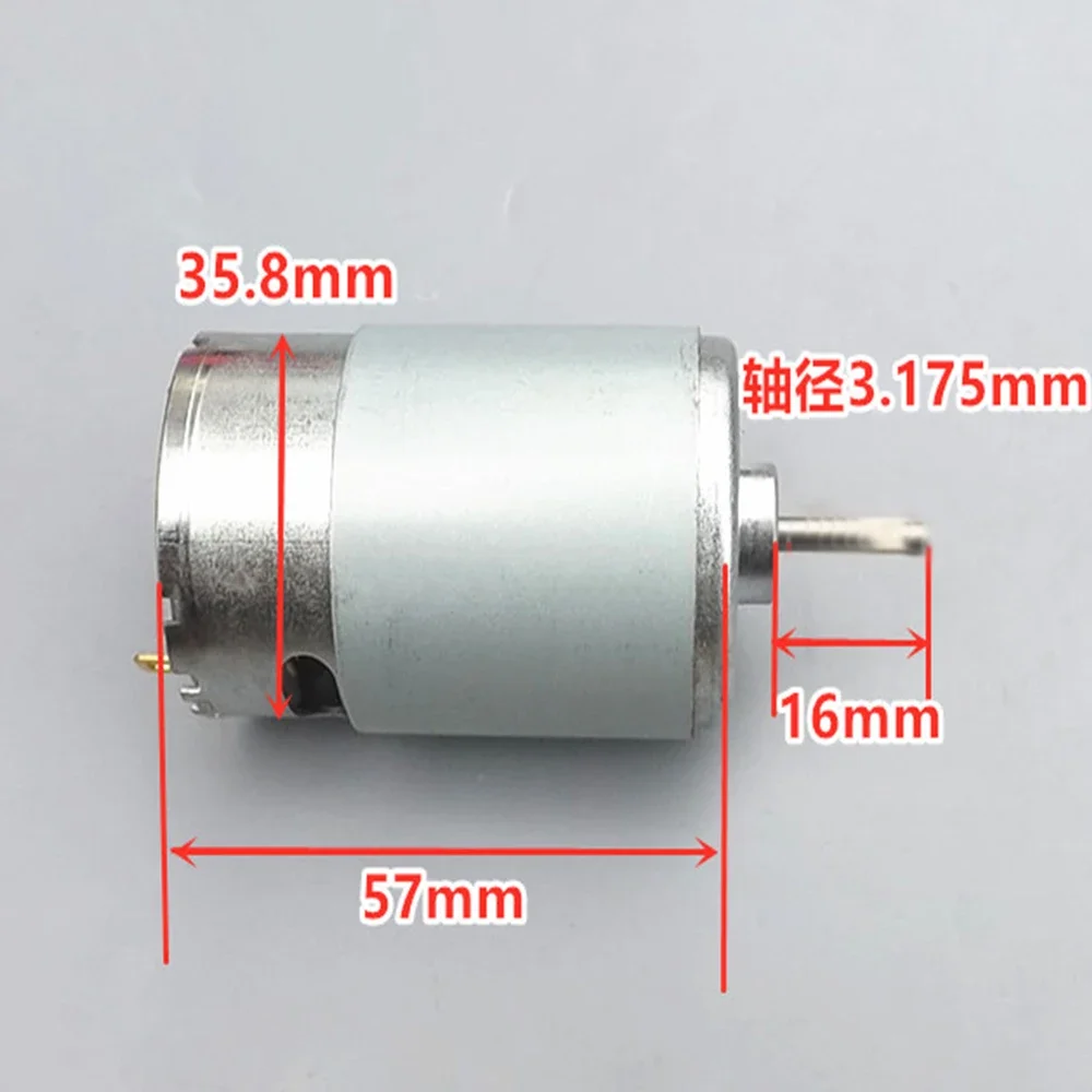 550 Motor DC 5-9V 7.2V High Speed 12000RPM With Cooling Fan High Power Mini CW CCW Reverse Motor  Drill Garden Electric Tools