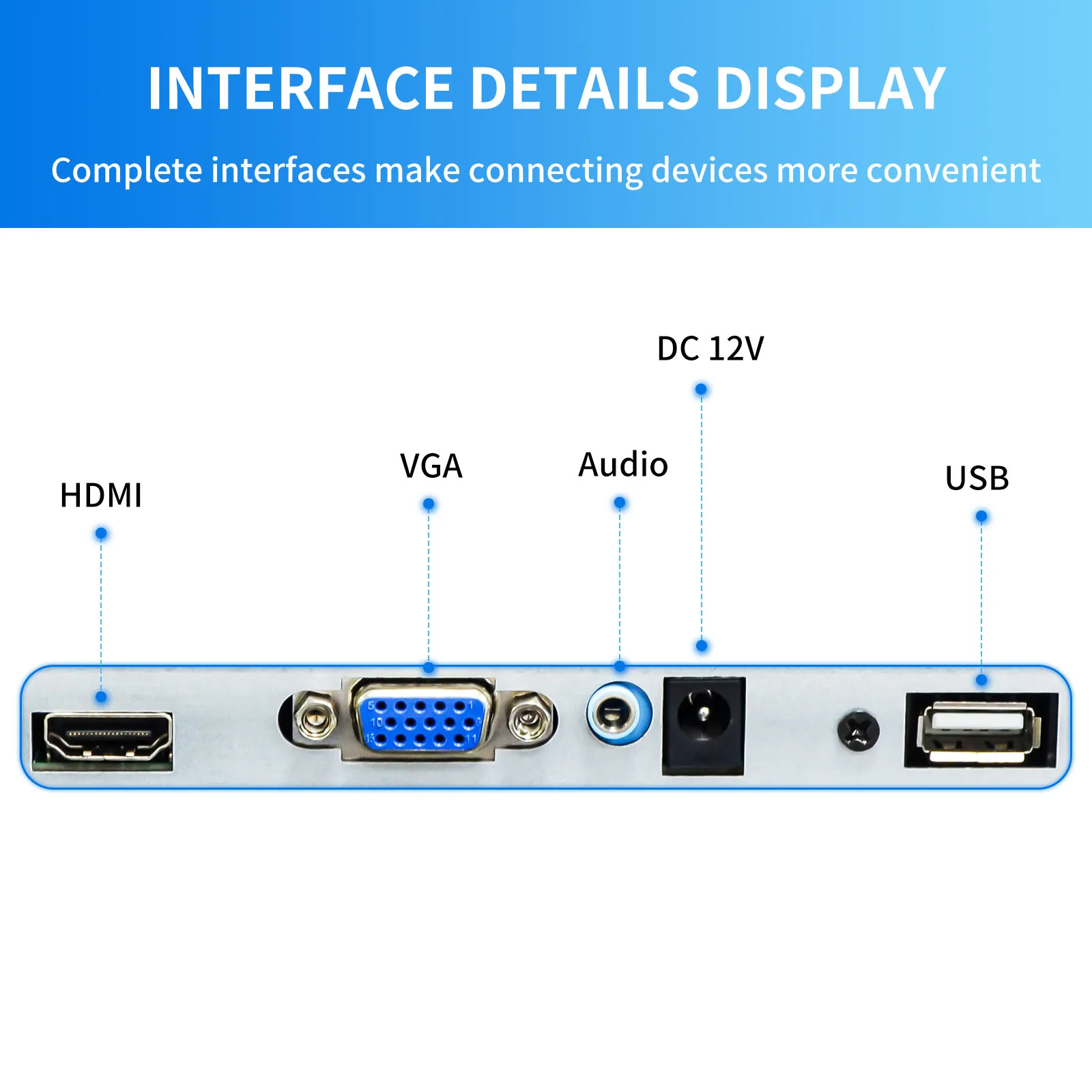 شاشة TFT LCD مقاس 19.5 بوصة تعمل باللمس لسطح المكتب 1024 * 768 تعمل باللمس بالسعة لنظام نقاط البيع في السوبر ماركت #6