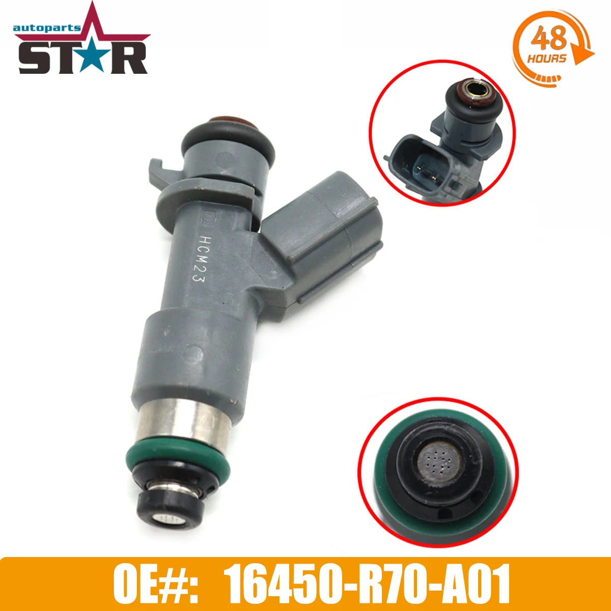 

16450-R70-A01 16450R70A01 Fuel Injector Nozzle For Honda Accord 3.5L For Acura TL TSX 3.5L 2008 2009 2010 RL ZDX 3.7L 2009 2010