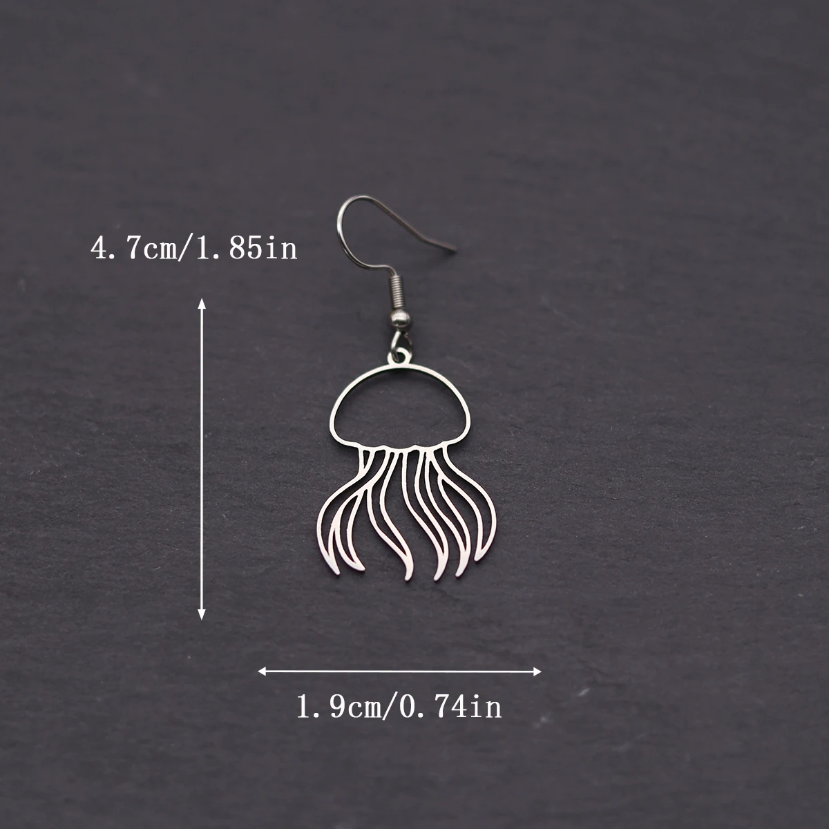 Kinitial Bohemian Marine Jellyfish Pendant Earrings Ocean Animal Suitable For Girls Summer Accessories Gift