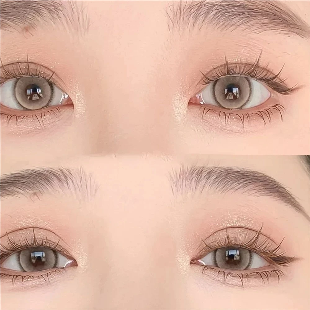 MIAOJIE Sunflower Lashes Brown Manga False Eyelashes Natural Soft Large Capacity Anime Eyelashes Douyin Wanghong Makeup Anime Ey