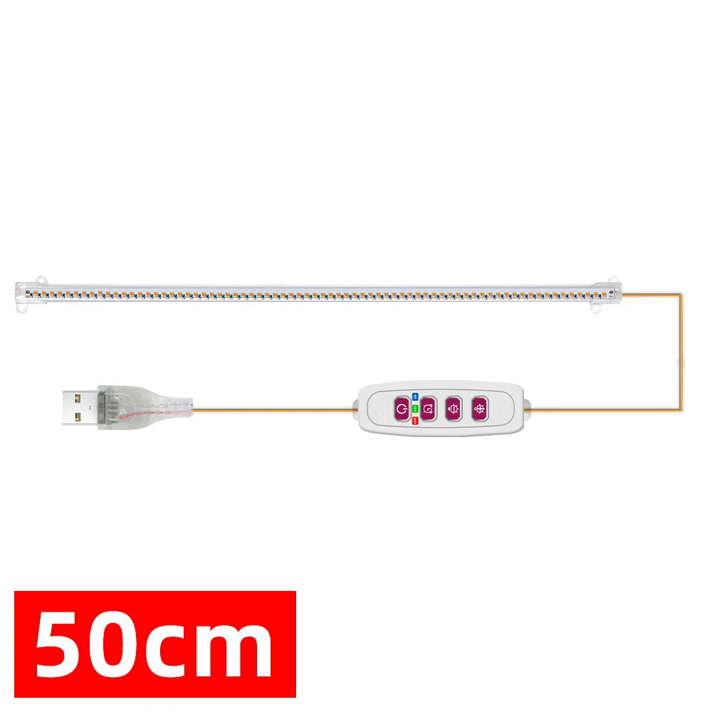 1/2/3/4Head Led Grow Light Strip Buis Kamerplant Usb Volledige Spectrum Phyto Lamp dimbare Timer Zaailingen Vegs Bloem Groeien Lamp