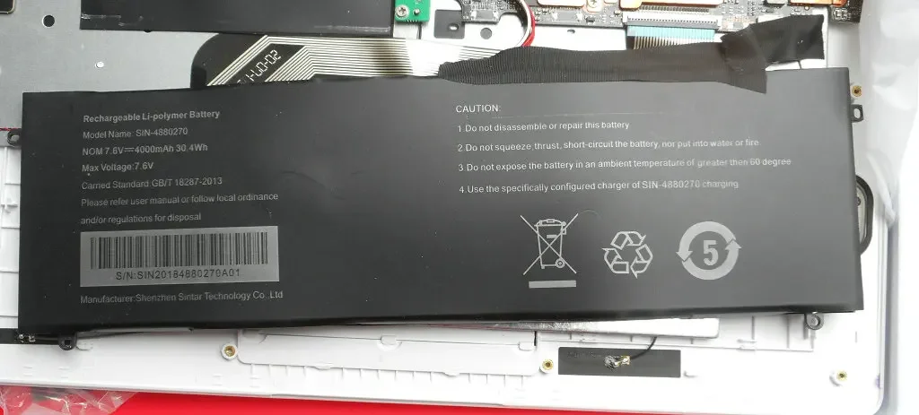 

STONERING 4000mAh Battery for SIN-4880270 Laptop Battery