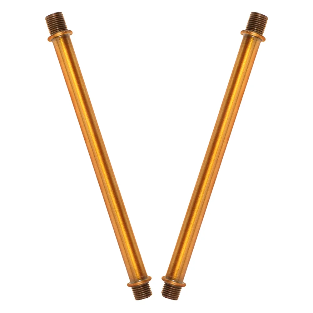 

2Pcs Wall Lamp Connection Pipes M10 Double Threaded Straight Pipe Metal Parts for DIY Table Lamps Lamp Stem Kit Lighting Fixture