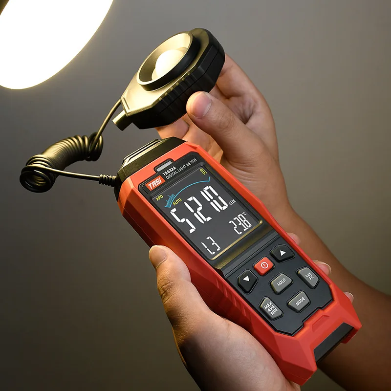 Lumen Tester Photometer Illuminometer TA632A Light Photometer Lighting design and evaluation