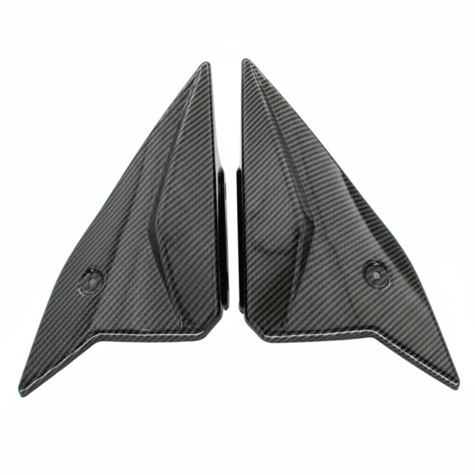 2 Pieces Side Fairing Panel Set Lightweight Left Right Side Panels Motorcycle Fairing Cover Angular Mounting Panel Kit