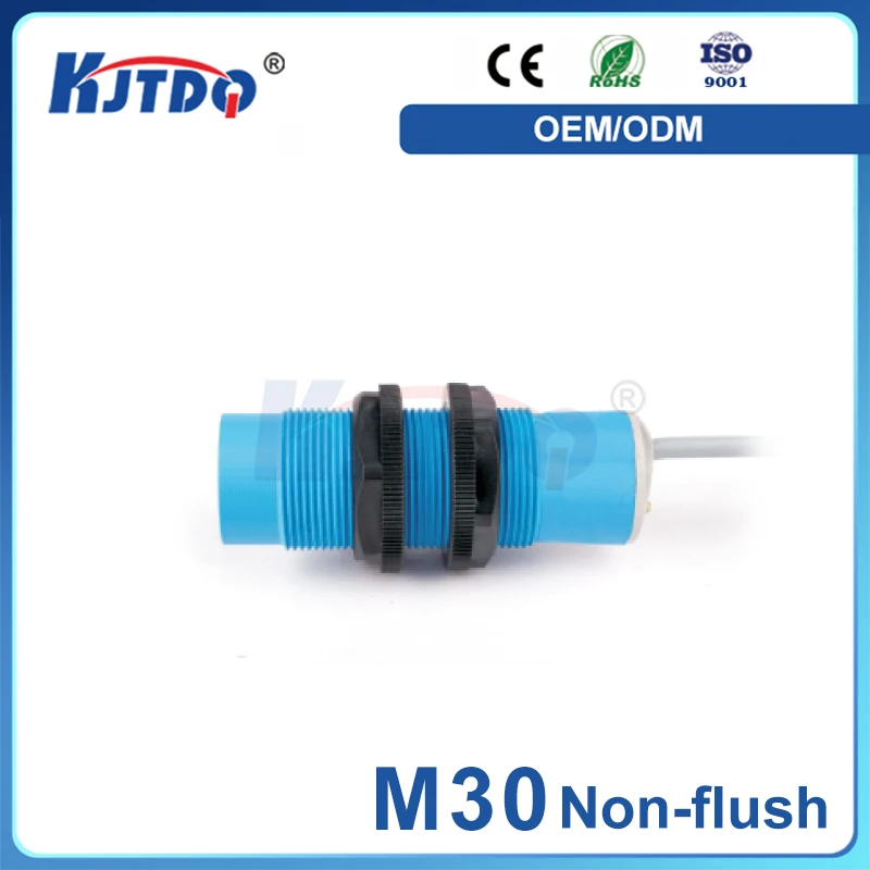 M30 Dustproof NonFlushed Waterproof NPN PNP NO NC Sn 15mm 12V 24V 110V Capacitive moisture-proofSensor Switch