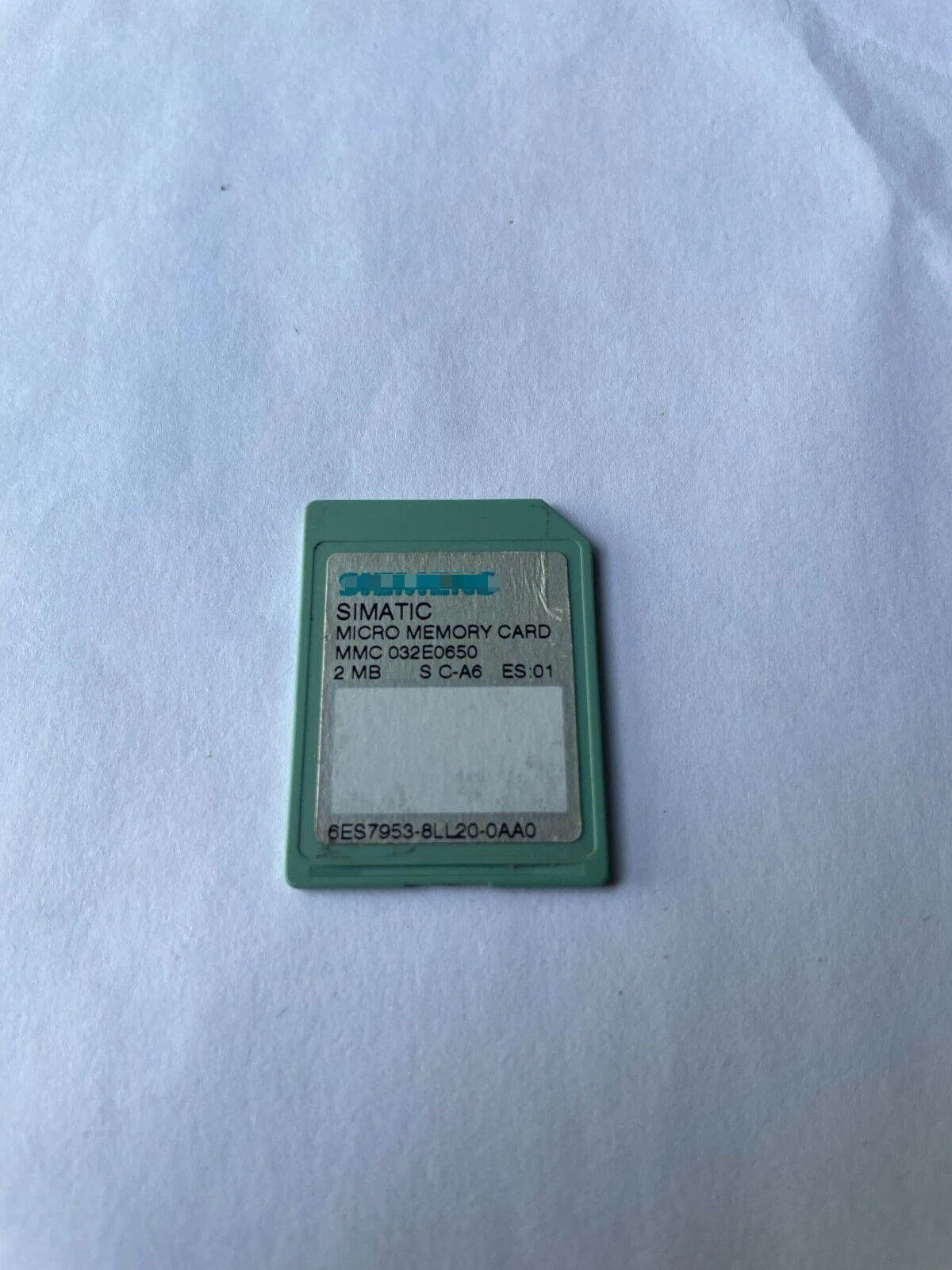 

PLC 2MB Memory Card 6ES7953-8LL20-0AA0 6ES7 953-8LL20-0AA0