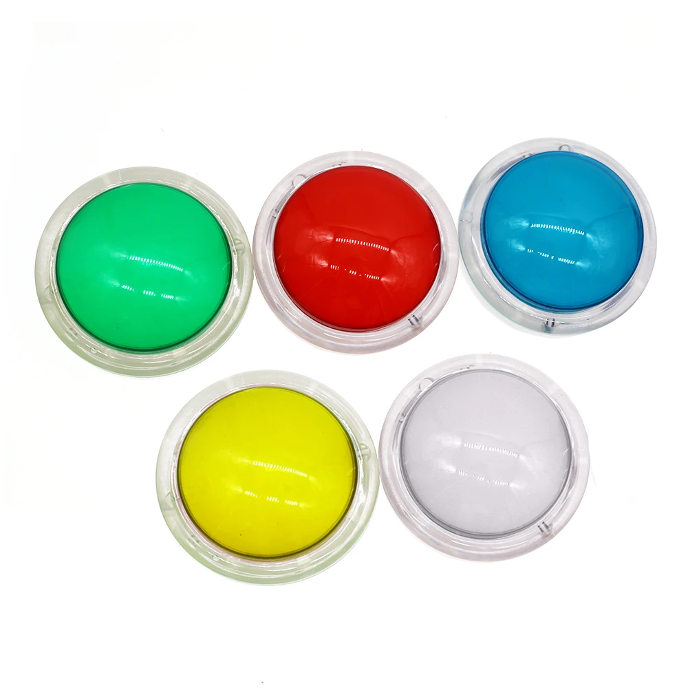 Große 100mm Licht Druckknopf beleuchtet LED Antwort schalter Schalter Video Rhythmus von Musikspiel Automaten Münze Arcade Flipper Teile – Detail 5