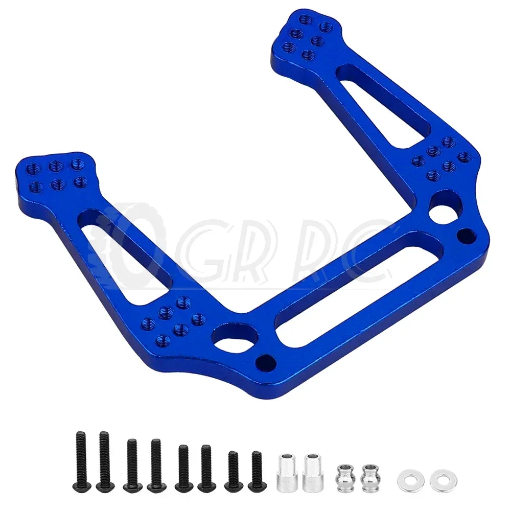 Supports de tour d'amortisseur avant et arrière en aluminium, pièces de mise à niveau, Remplacer 3638 3639 pour 1/10, Traxxas Slash 2WD Rustler Stampede VXL Skully