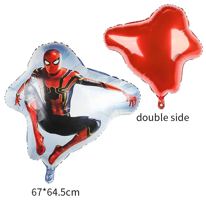 Children's Birthday Party Supplies Disney Avengers Cartoon Balloon Spider Man Iron Man