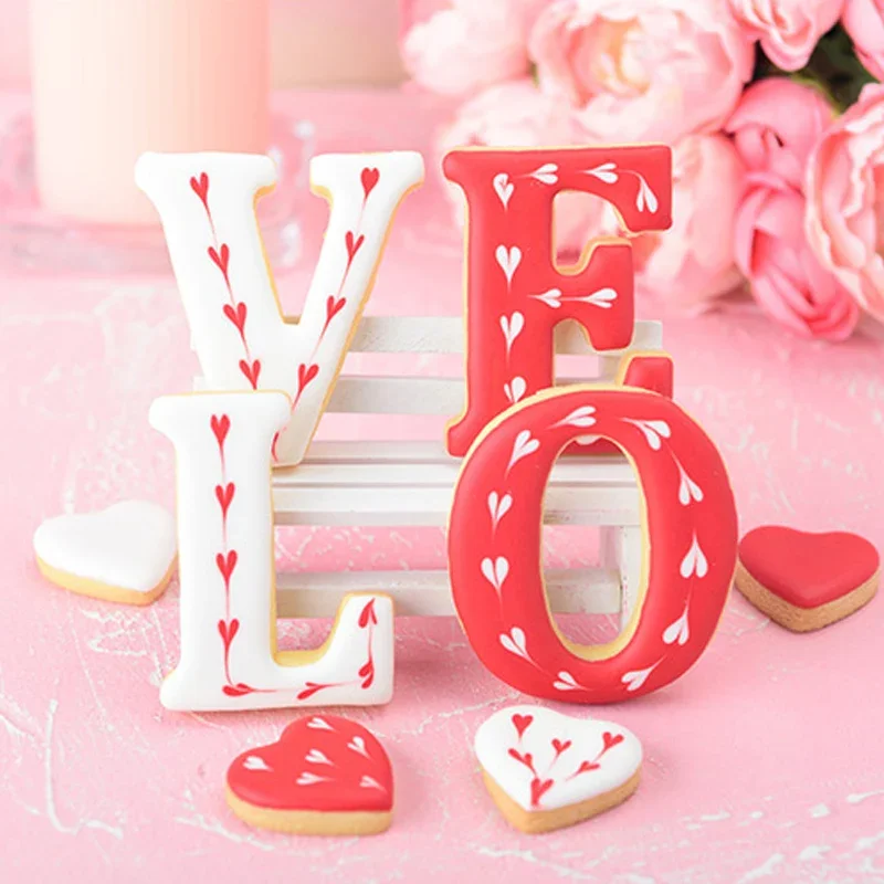 

26pcs/set "A-Z" English Letter Cake Decoration Tools Large Alphabet Birthday Wedding Cake Biscuit Mould Fondant Cookie Cutters