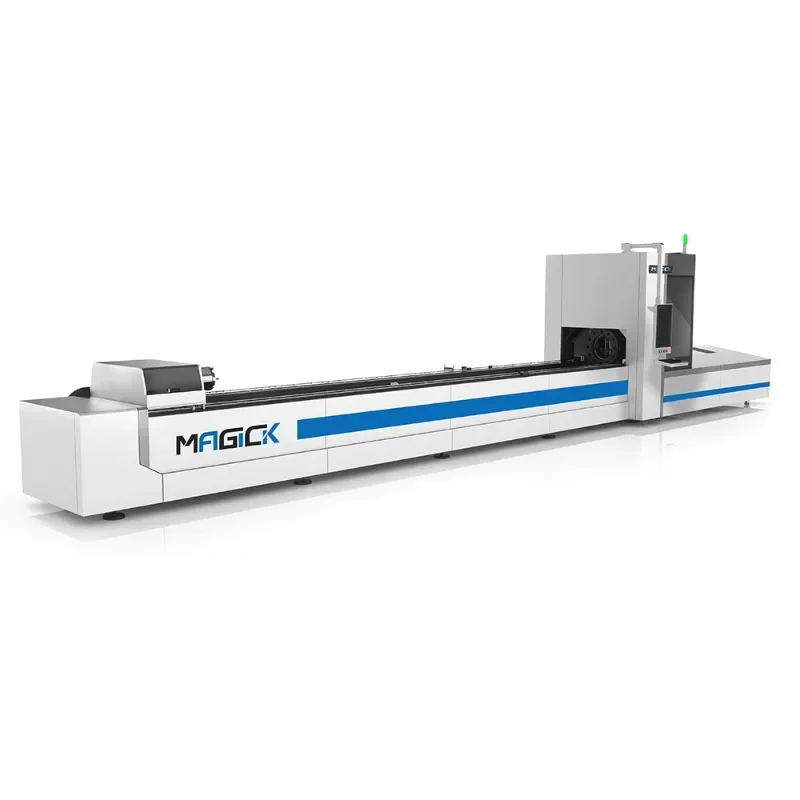 MKLASER MK-6020T CNC Metal Tube Pipe Fiber Laser Cutting Machine Round Square Stainless Steel Carbon Aluminum