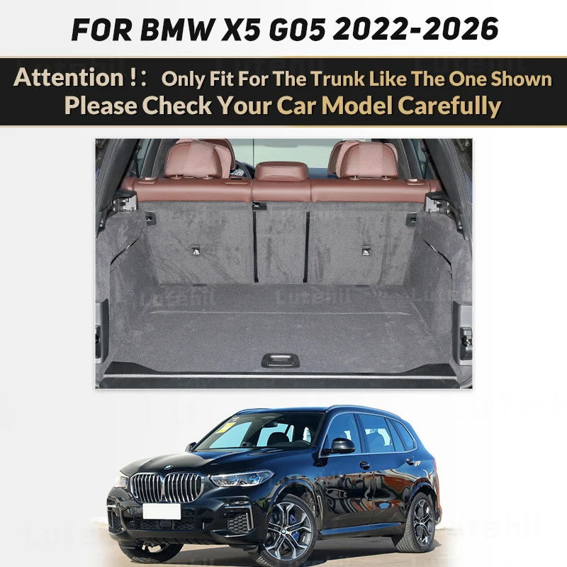 Picture 3: Cargo Liner For BMW X5 G05 2022 2023 2024 2025 2026 All Weather Artificial Leather 3D Car Trunk Mat Custom CRV Accessories