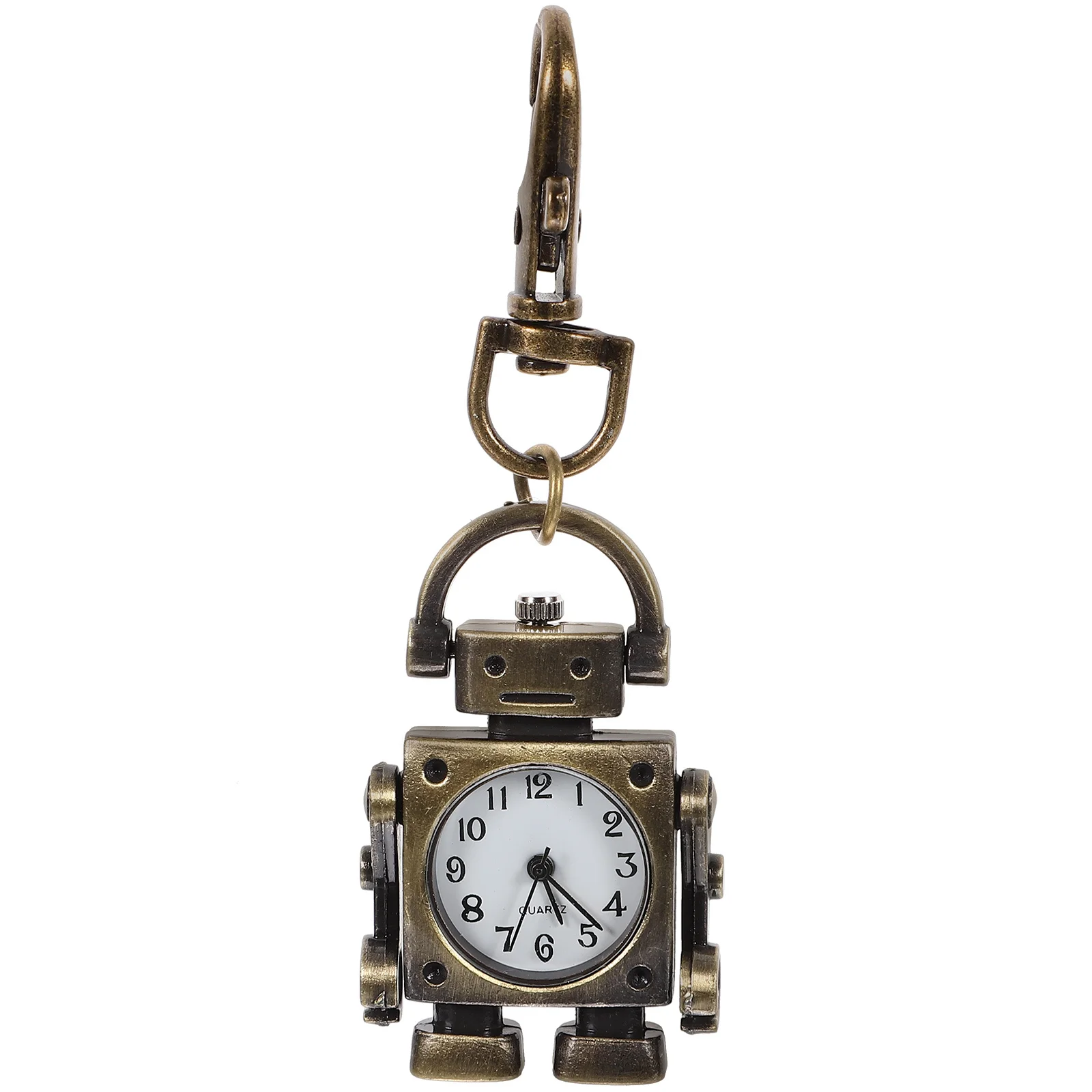 

1pc Keychain Retro Clock Pendant Vintage Key Ring For Handbag Backpack Gift Pocket Watch Vintage Key Ring Keychain