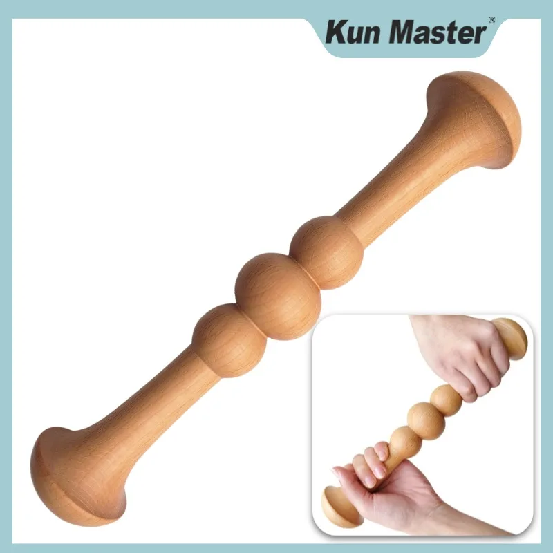 Palo de Tai Chi, artes marciales, regla de Tai Chi Ban, barra de Fitness (haya), cubierta de tela de regalo, pulido y suave