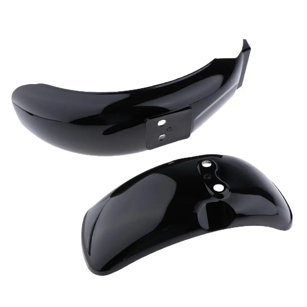 

2pcs Motorcycle Motorbike Front & Rear for Honda Z50J Black