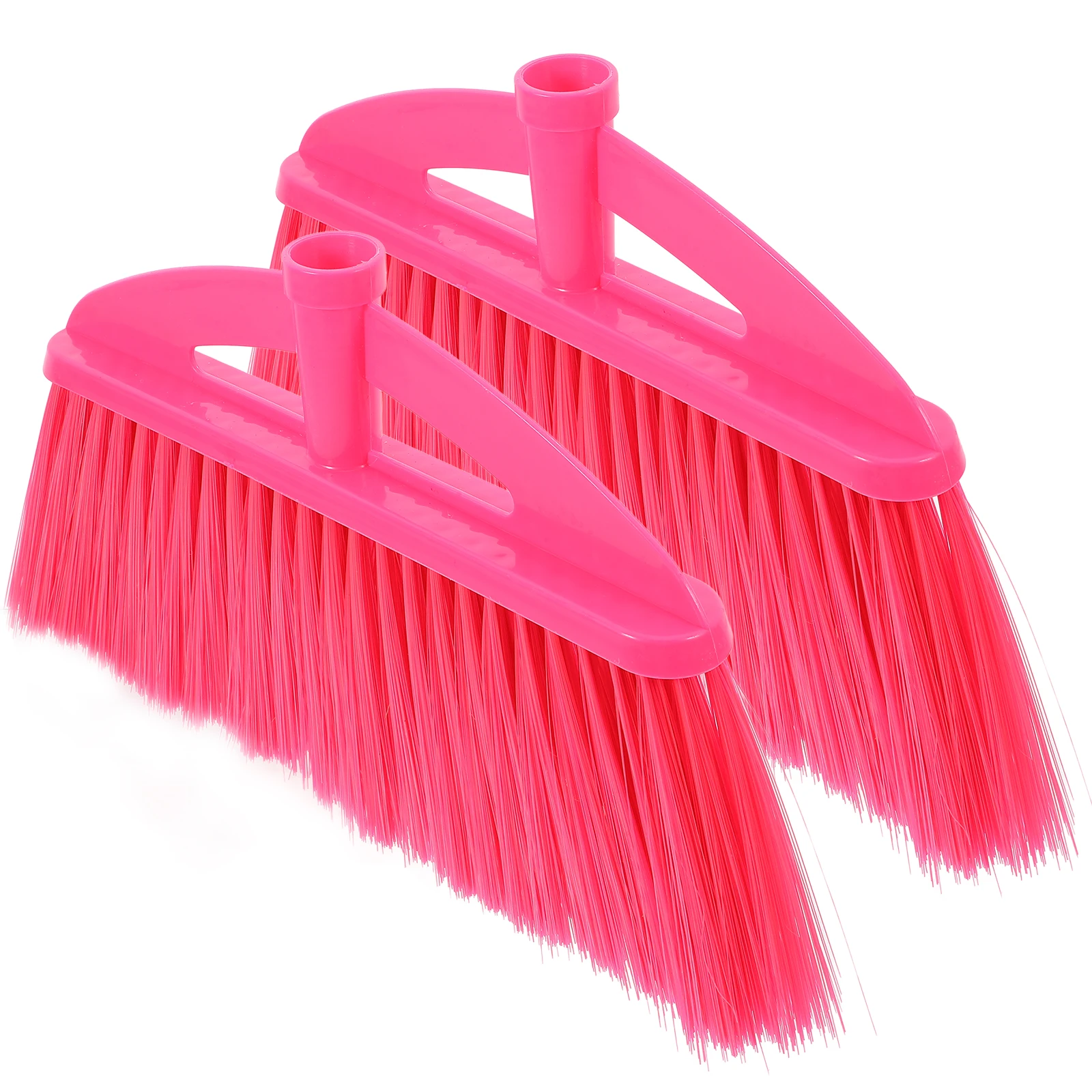 

2Pcs Plastic Broom Head Replacement Floor Sweeper Head for Wood Floors Tiles Carpets Heavy Duty Cleaning Broom