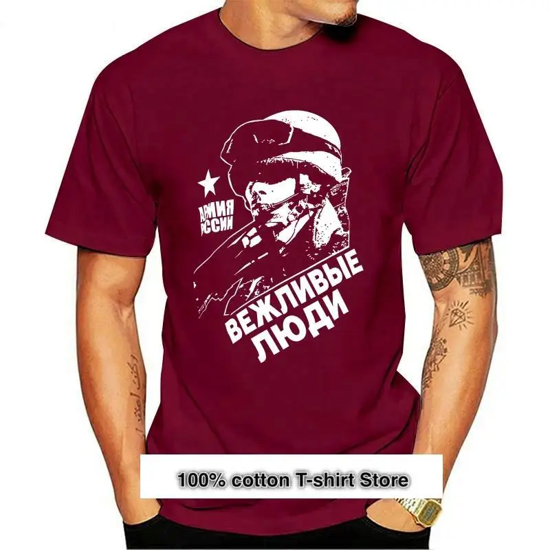 Caliente nueva camiseta Casual de Hombre Camisetas Putin Stalin WW2 ejército militar Specnaz VDV la gente educada URSS camiseta