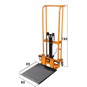 Carretel elevatório manual hidráulico pequeno caminhão de carga e descarga 12 principais vendas empilhadeira usada - №2