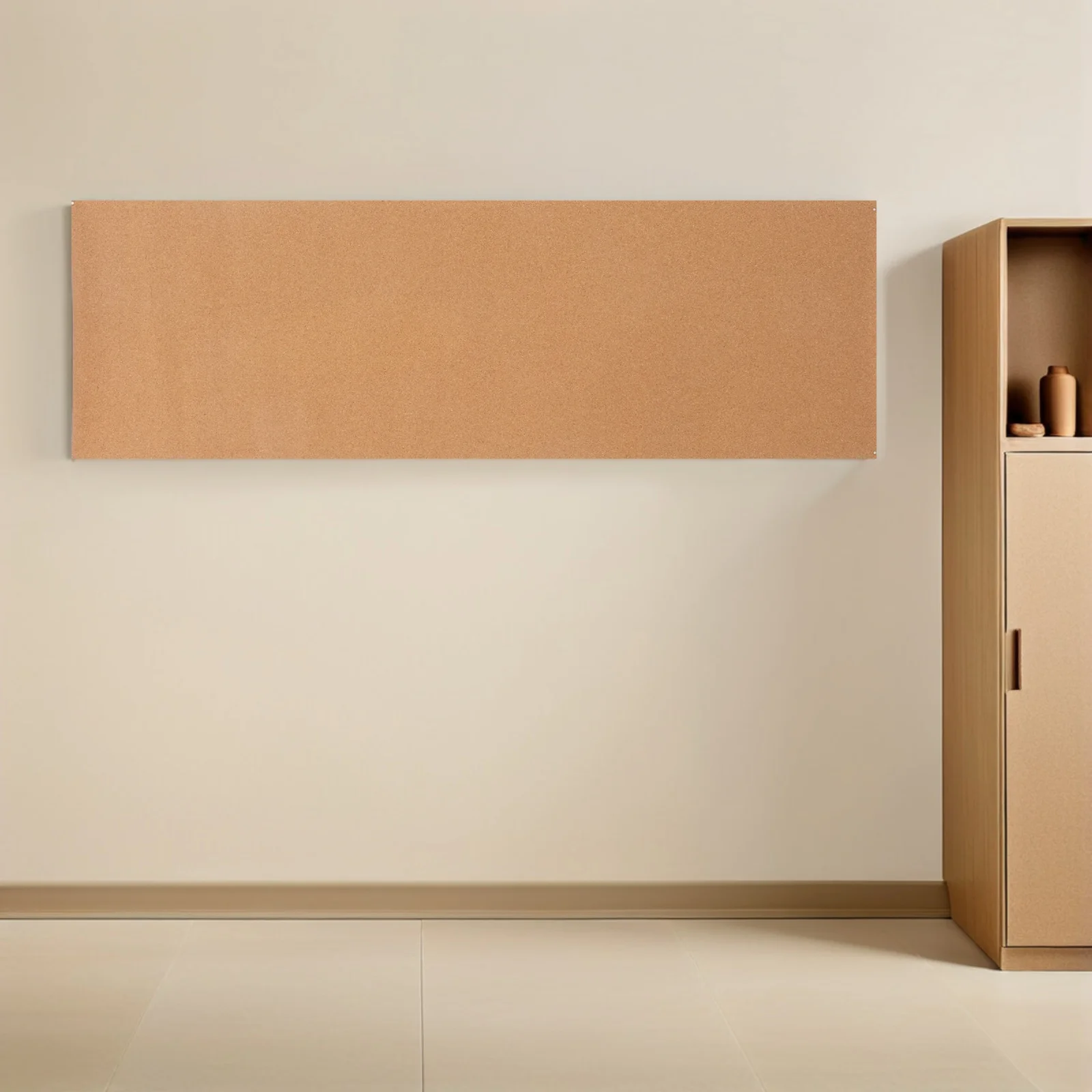 1롤 소프트 코르크 공지 게시판 자가 접착 두꺼운 코르크 시트 필앤스틱 게시판 메모 보드 사무실 가정 DIY 공예용