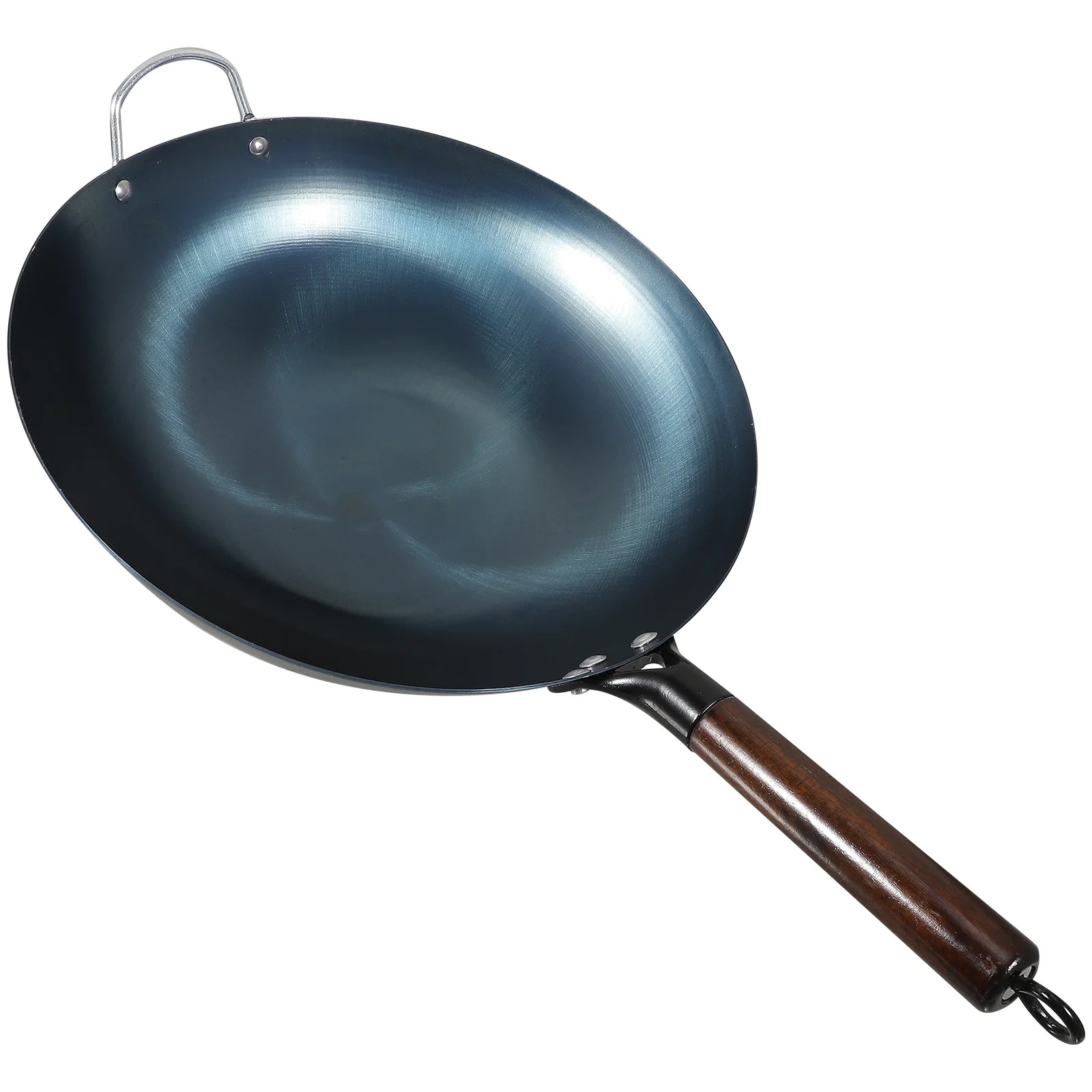 

Wok Chinese Work on Iron for Stoves Cookware Accessories Home Frying Pan Stir-fry Large