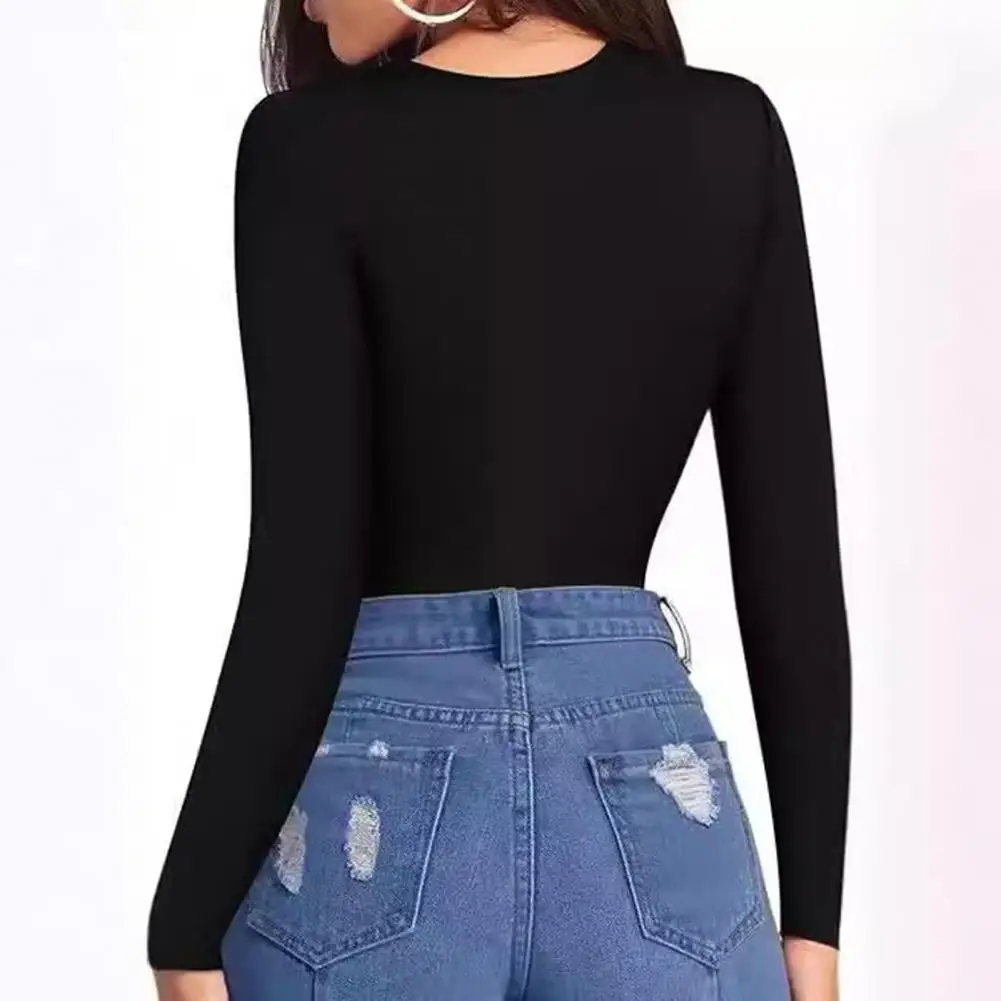 

Женское боди из полиэстера. Женское боди. Женское боди с контролем живота. Боди с длинными рукавами. Повседневный топ с круглым вырезом. Облегающая основа на осень.