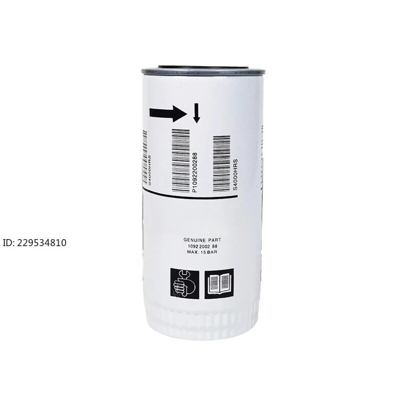 GX7/11GX22 screw air compressor precision parts oil filter 1092200288 filter element