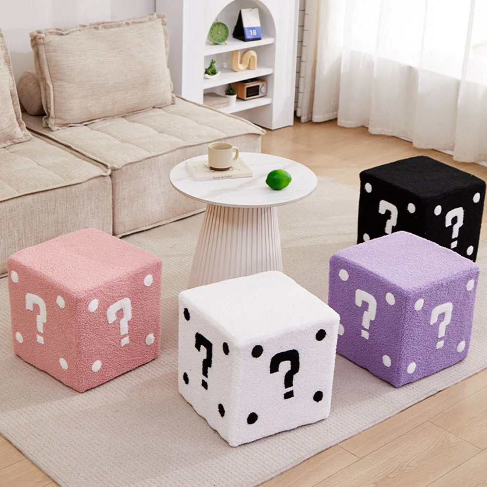 

Design White Cheap Stool Small Gaming Nordic Portable Unique Foot Stool Entrance Hall Desk Taburetes Decorativos Home Furniture