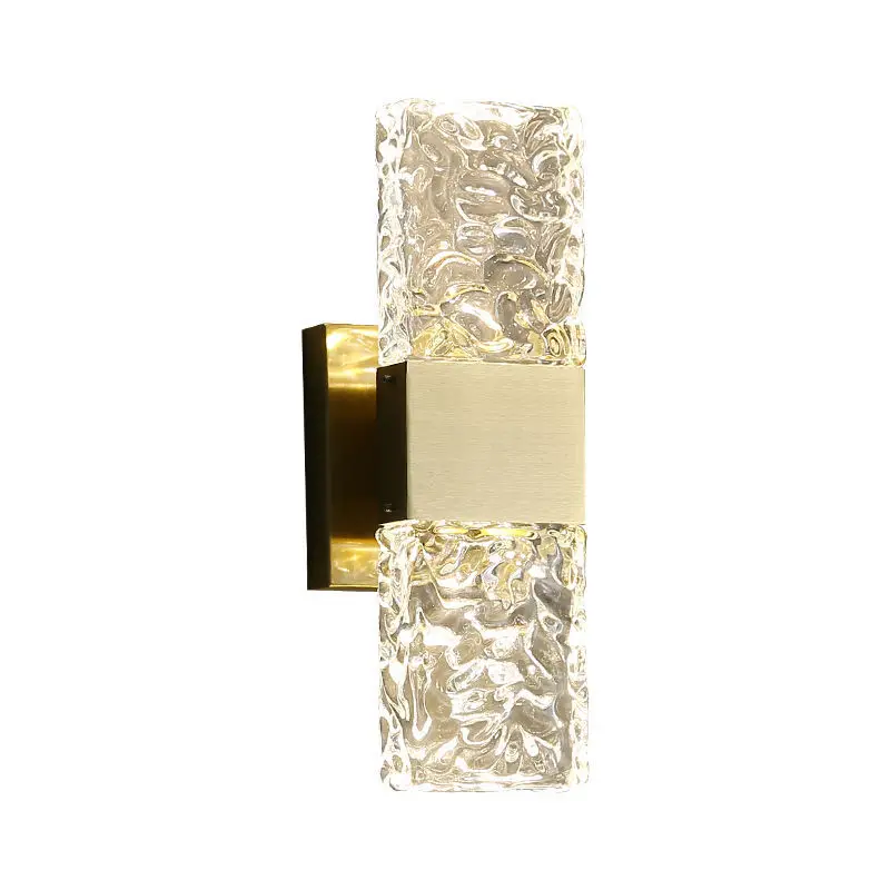 

Crystal Rectangular Wall Lamp, Living Room Background Wall, Light Luxury, Simple and Modern Bedroom, Bedside, Staircase,Corridor