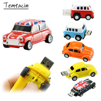 USB Flash Drive England Mini Cooper Bus Car Pendrive 16GB Flash Memory 32GB USB-flash 64GB 128GB 256GB Pen Drive USB Stick Disk