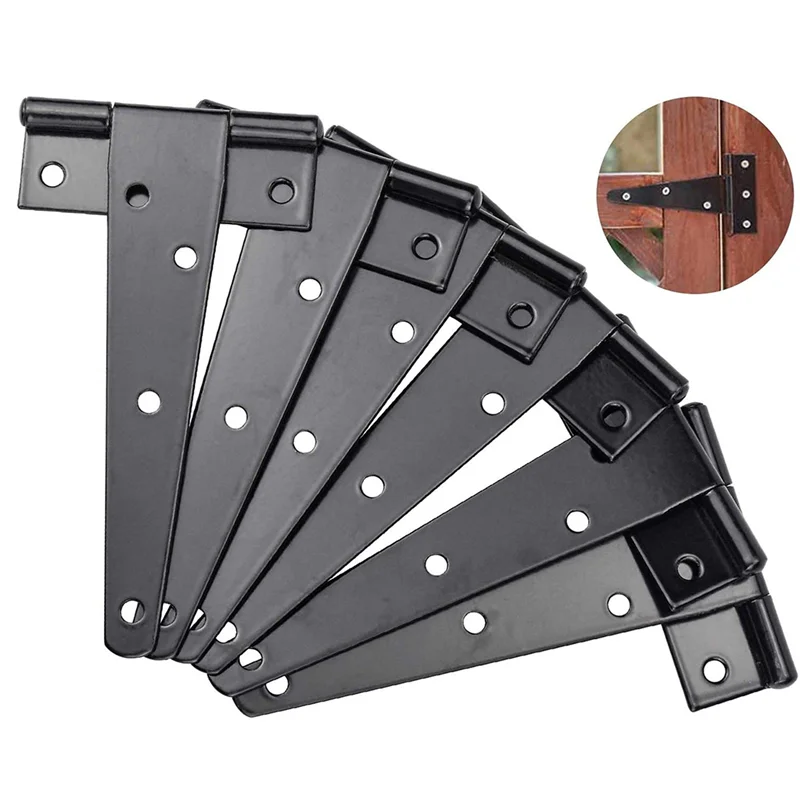 ABGR-18 حزمة المفصلي المحملة الثقيلة، 150 مم 6 بوصة T المفصلي حزام معدني المحملة المفصلي مع مسامير للأبواب السقيفة، بوابة الحديقة