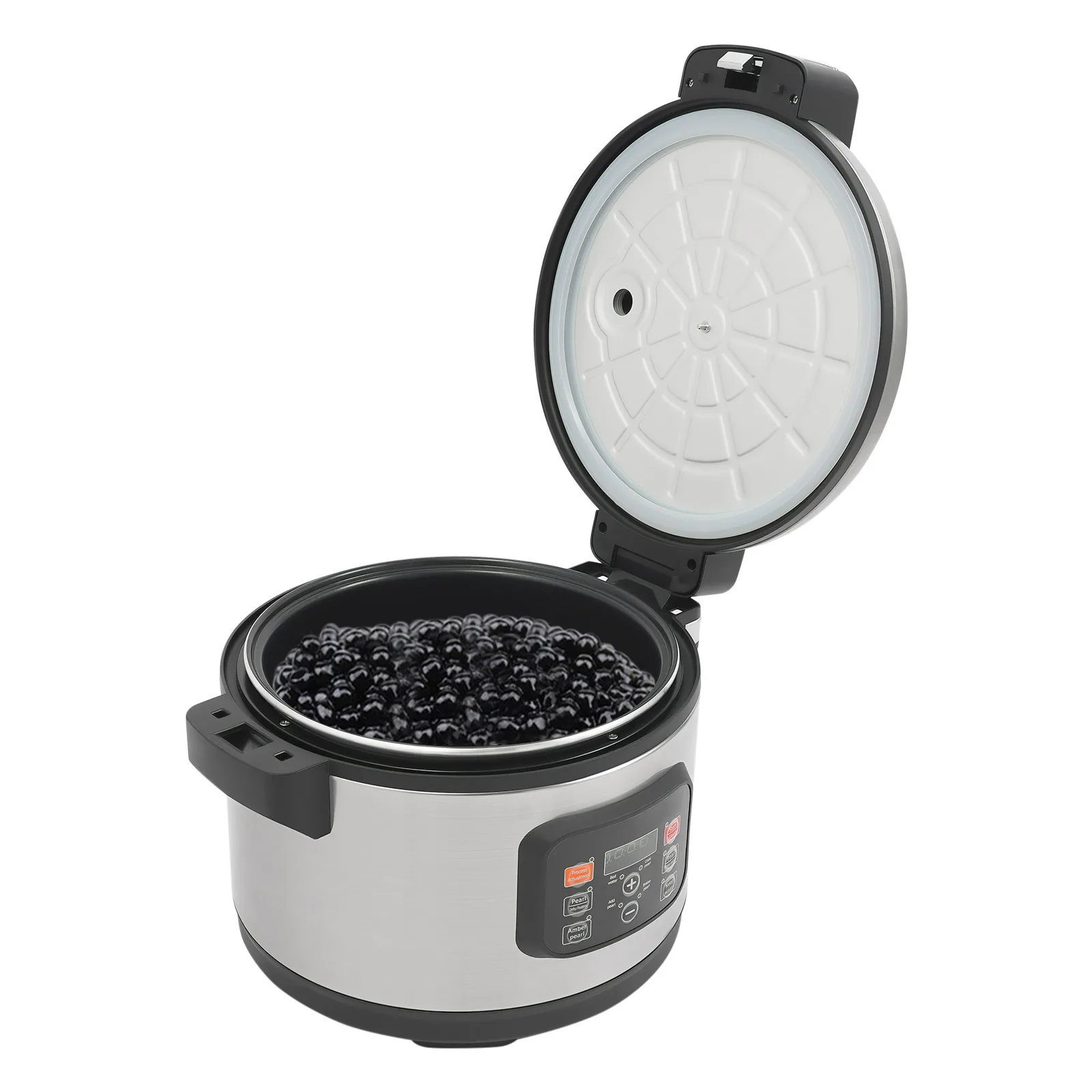 12L Commercial Pearl Cooker Automatic Pearl Maker Bubble Tea Cooker W/Spoon