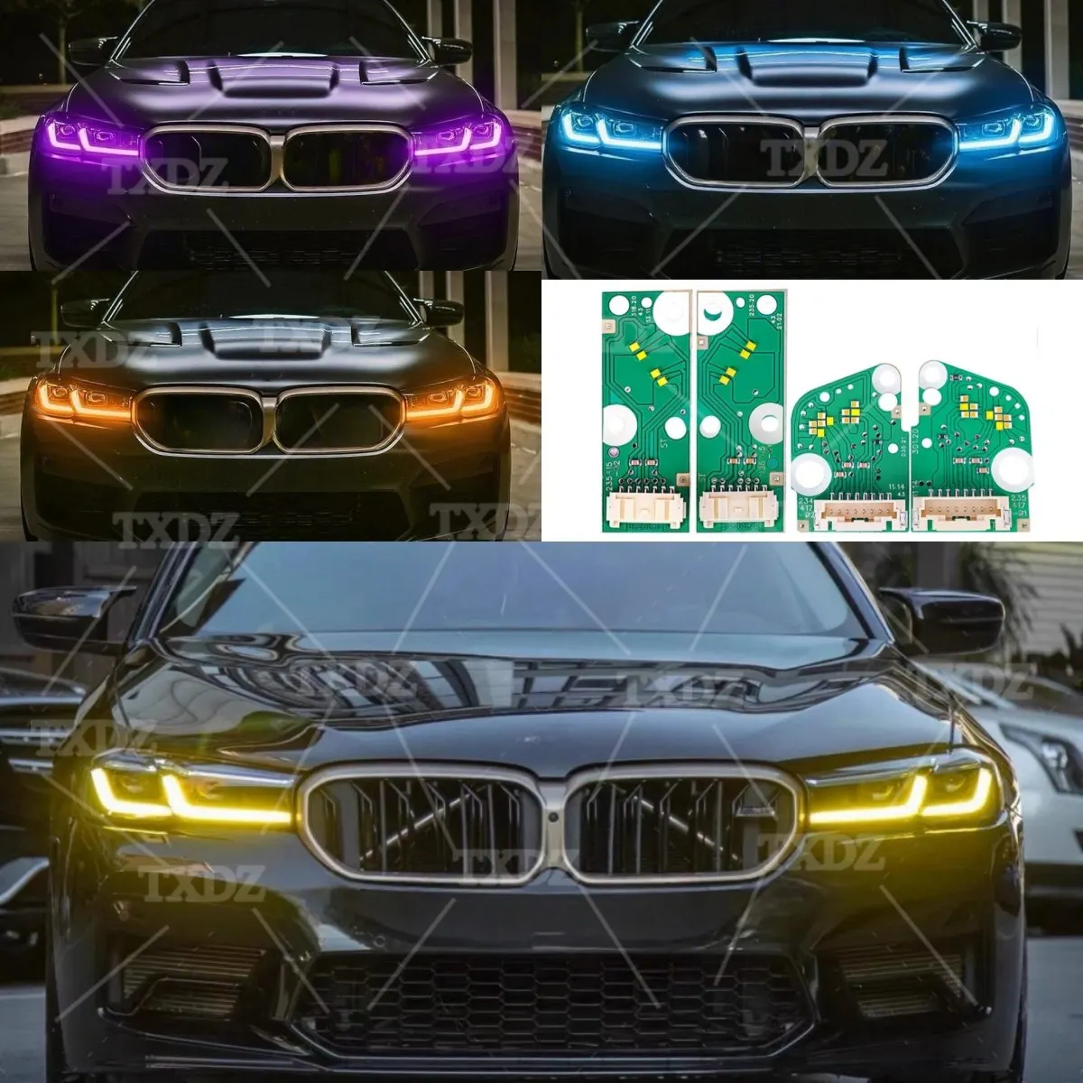 Retrofit Angel Eye DRL Boards For 2021-2023 BMW G30 G31 F90 M5 LCI Original Headlight Daytime Running Light 235.083-02